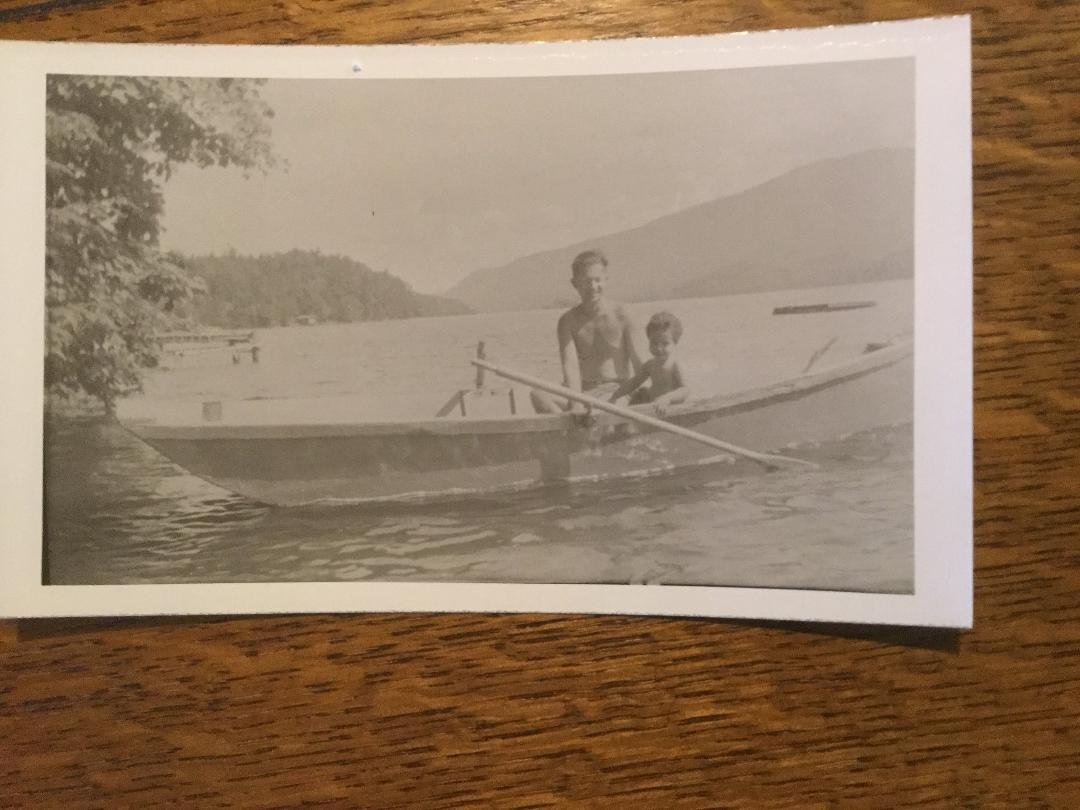 My Dad and me in Vermont. Happy Father's Day.