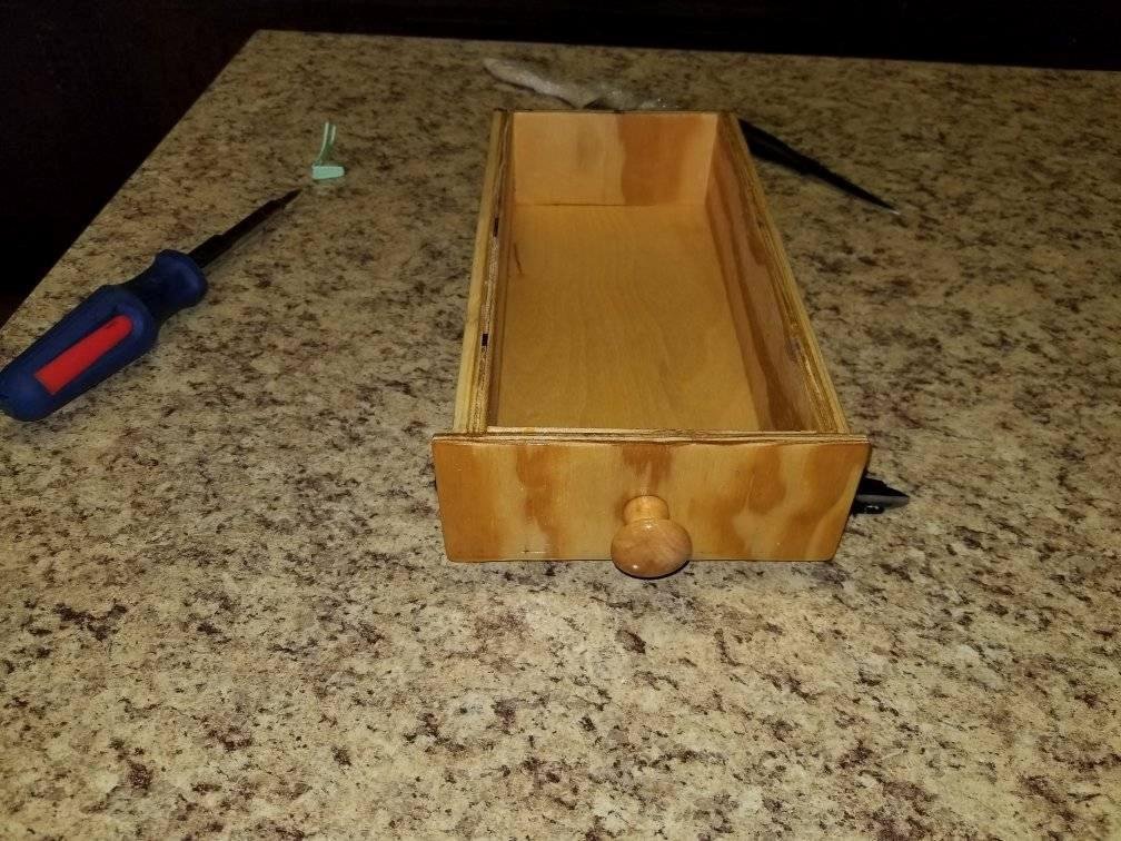 Drawer I made for sewing machine.