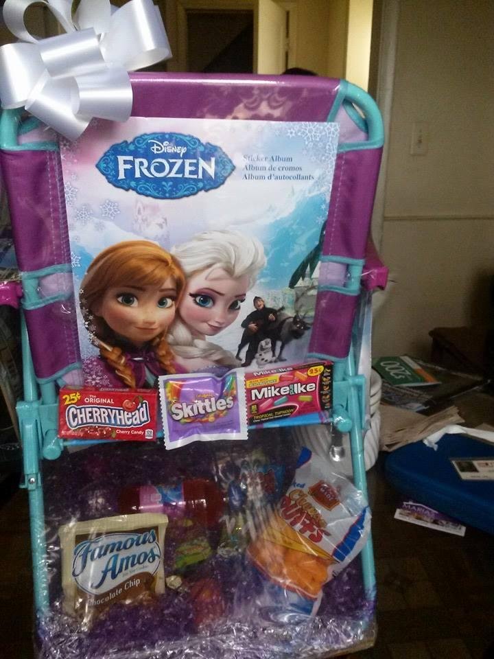 Back of frozen. Chair