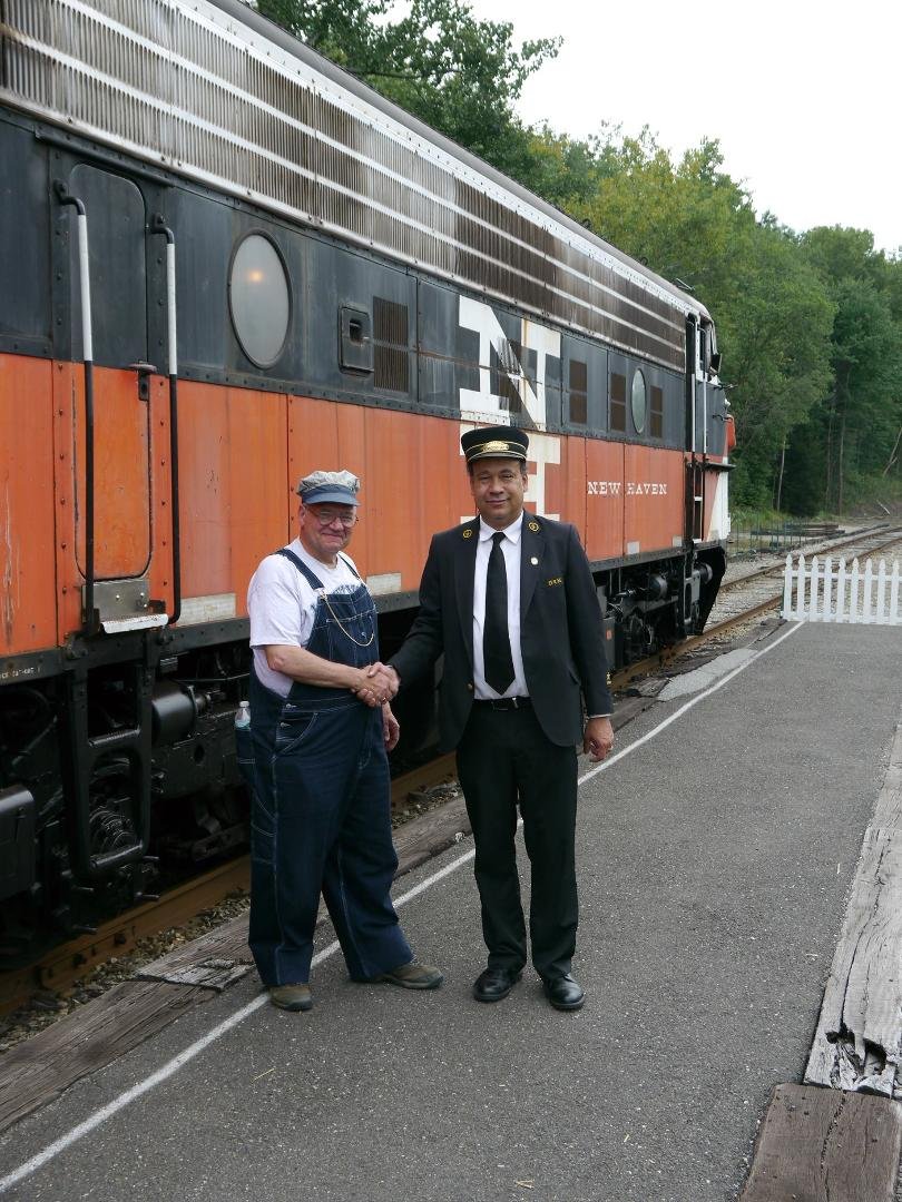Thomaston CT, Fall 2013, John Springer & me