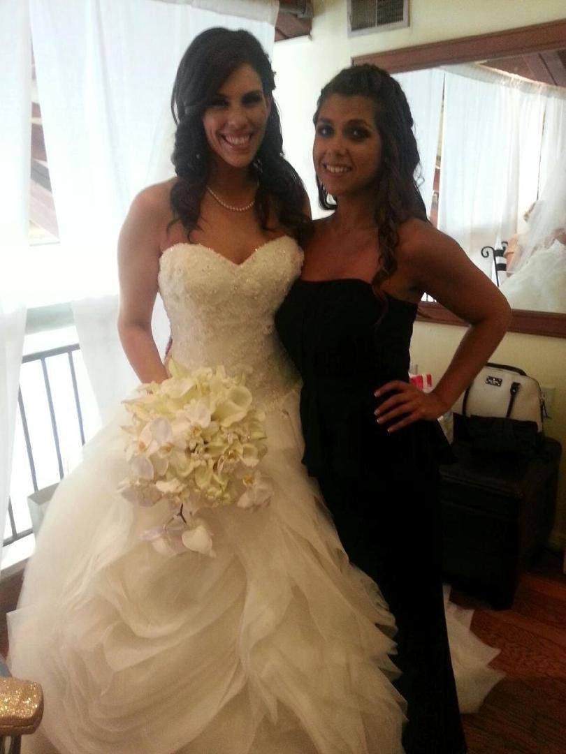 My new daughter in law, Ashley, and my daughter,  Shayna.