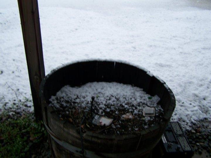Arond the front porch