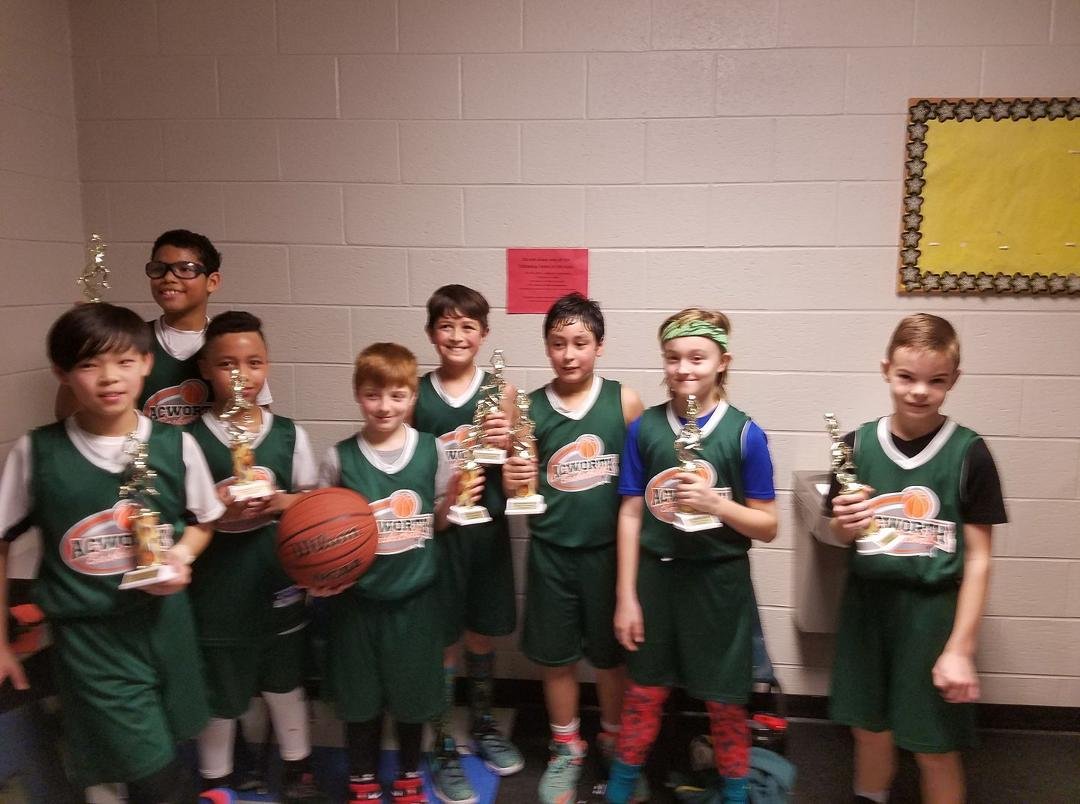 Cooper's team won the basketball CHAMPIONSHIP!!!!!!! 41-17