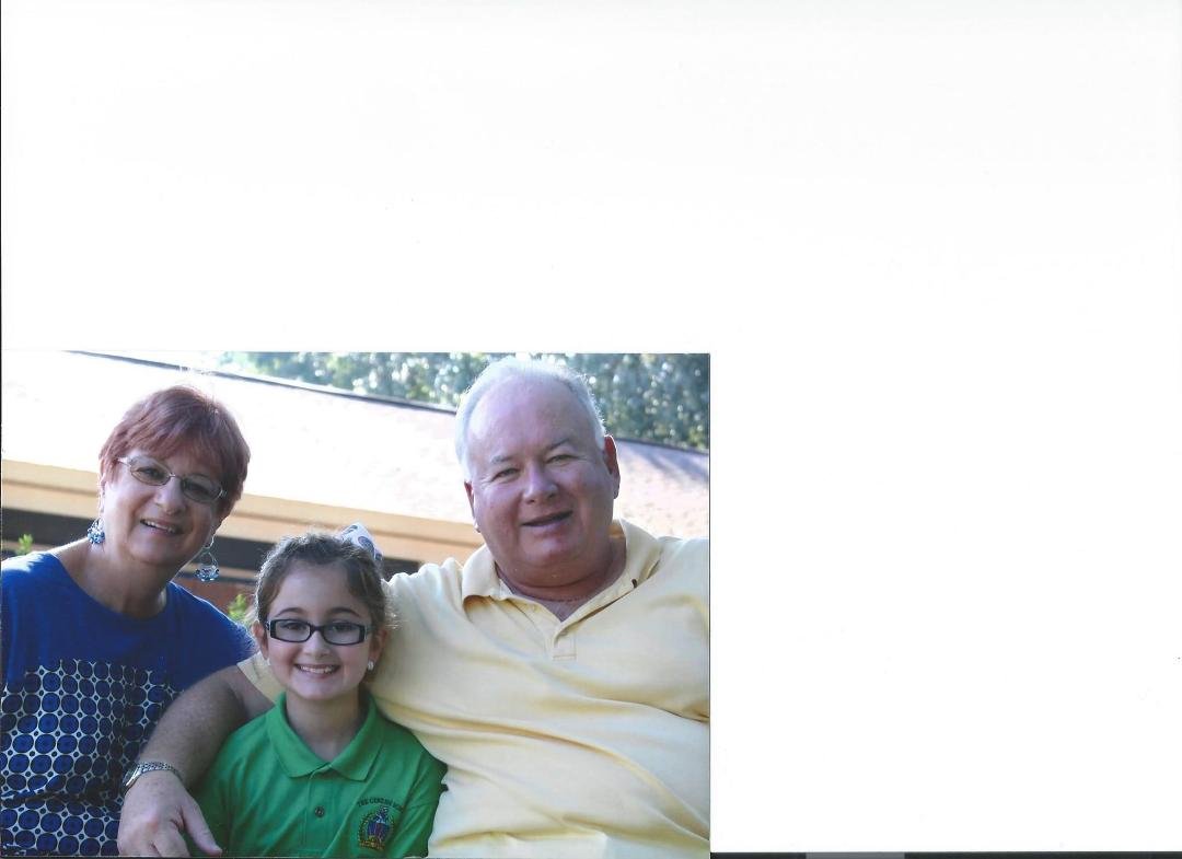 One of my favorite pictures of the grandchildren. Beautiful Isabella with grandmother Barbara Silver DeCoste and grandfather (yours truly) at her schools "grandparents day". October 2014.
