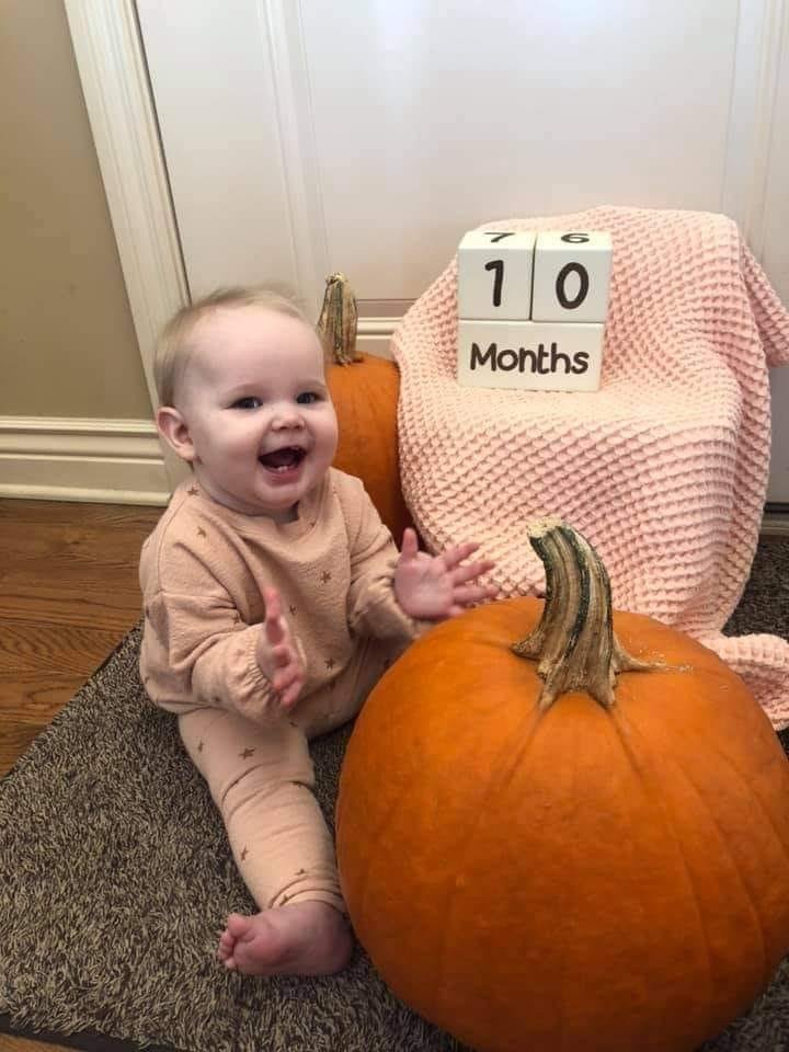 Great Granddaughter Brielle Adeila is 10 months today! ❤️