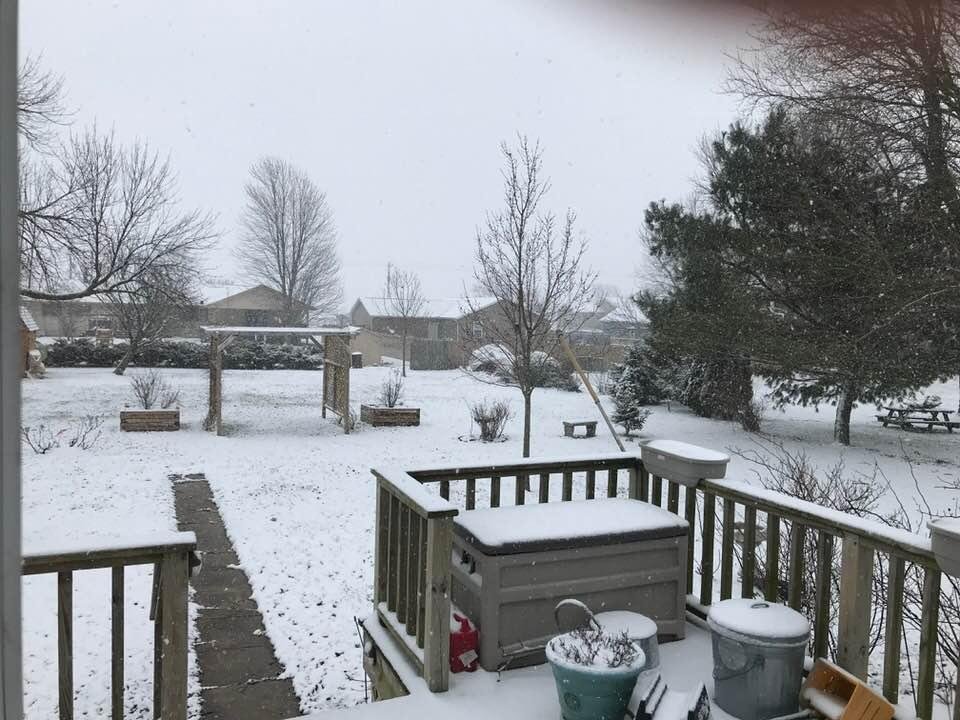 Mother Nature has a weird sense of humor. This is Easter