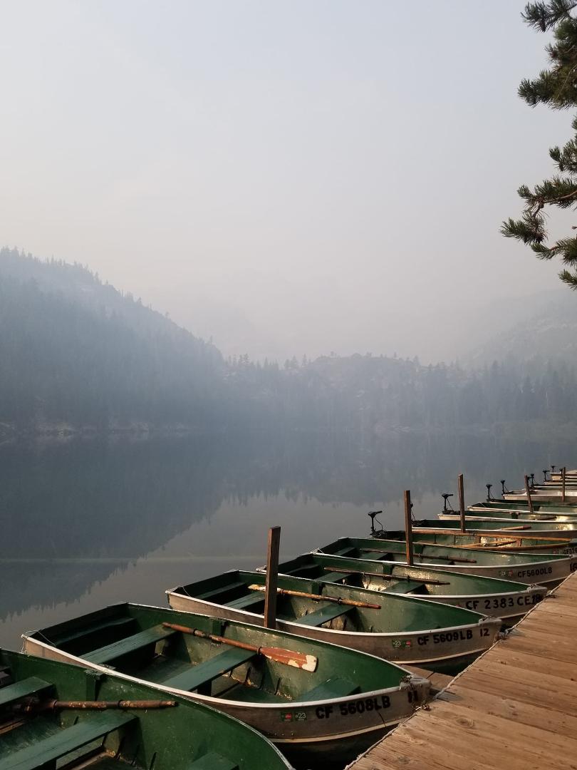 A bit smokey today