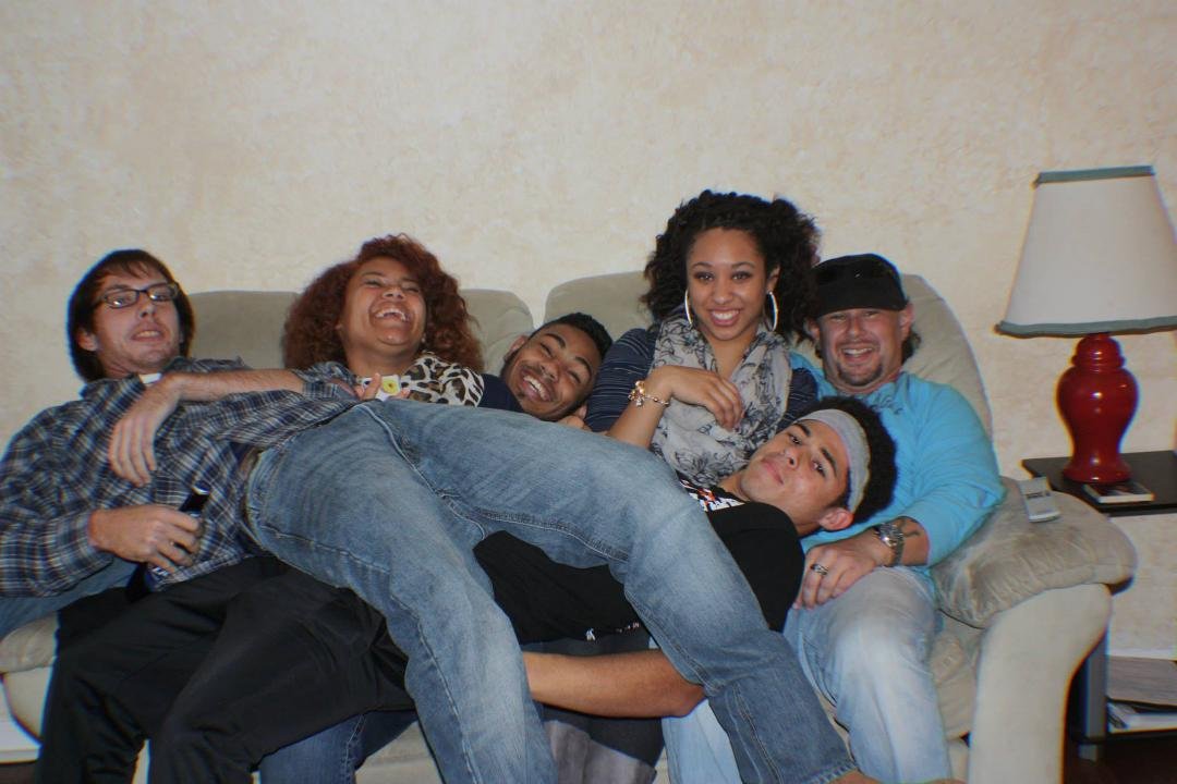 The pile of Devin, Precious, Mark Alicia, Brenndon, and Shanndon