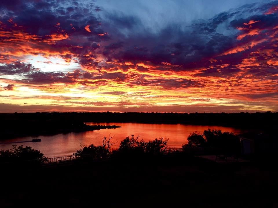 Sunrise on Lake Whitney, TX