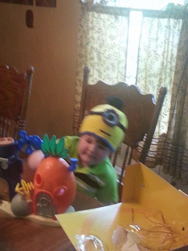Tate's 3rd birthday party. our great grandson
