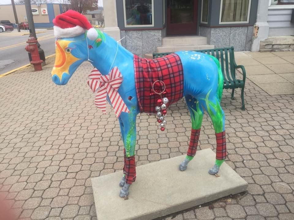 Ivonne the Christmas Elf has decorated Muchacho for season!