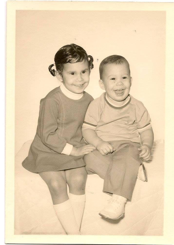 TBT, Brad Martin was 1 1/2 and Janelle Martin Steffan was 3 1/2