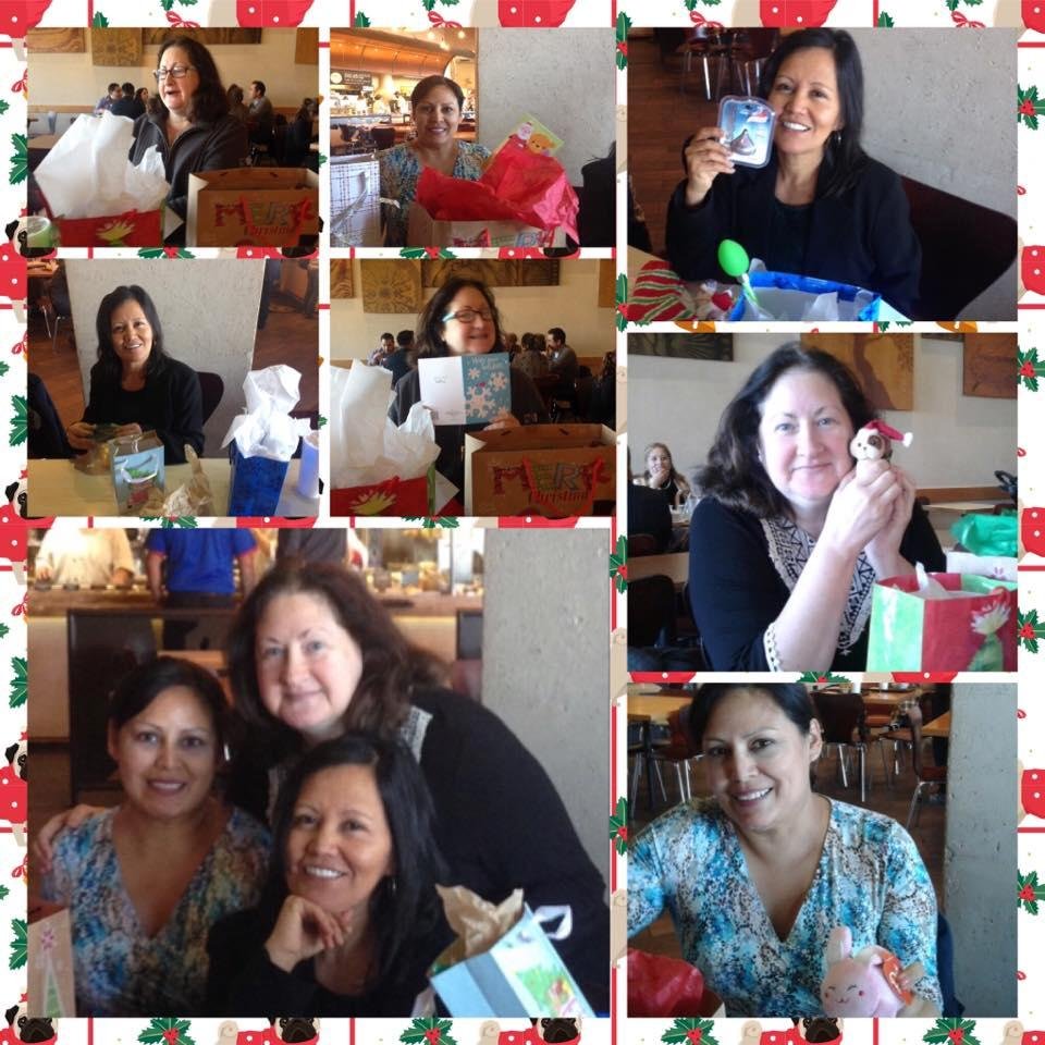 Celebrated Christmas cheer w/ Grace and Janice! 🎄🎁🌟