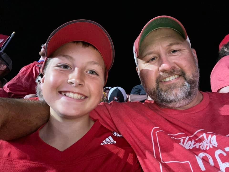 Even though our team lost it was a great game! Love watching the Big Red with my boy who is one of the Biggest Cornhusker fan ever! Go Big Red!