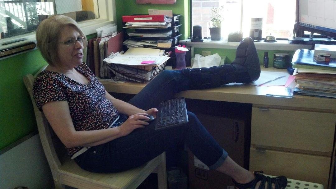 Me at work...gotta get things done