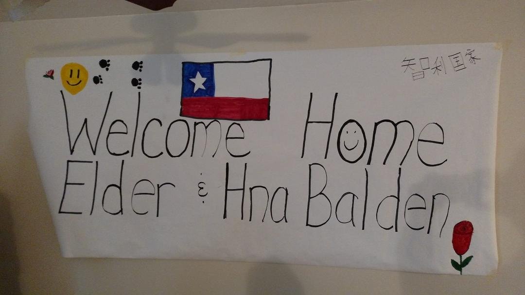 A big sign in our home let us know we were being greeted with love.