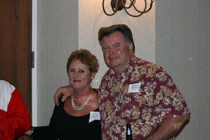 Brenda and Mike talking at Reunion