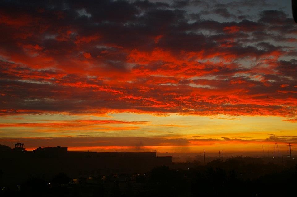 Sunset from our timeshare.