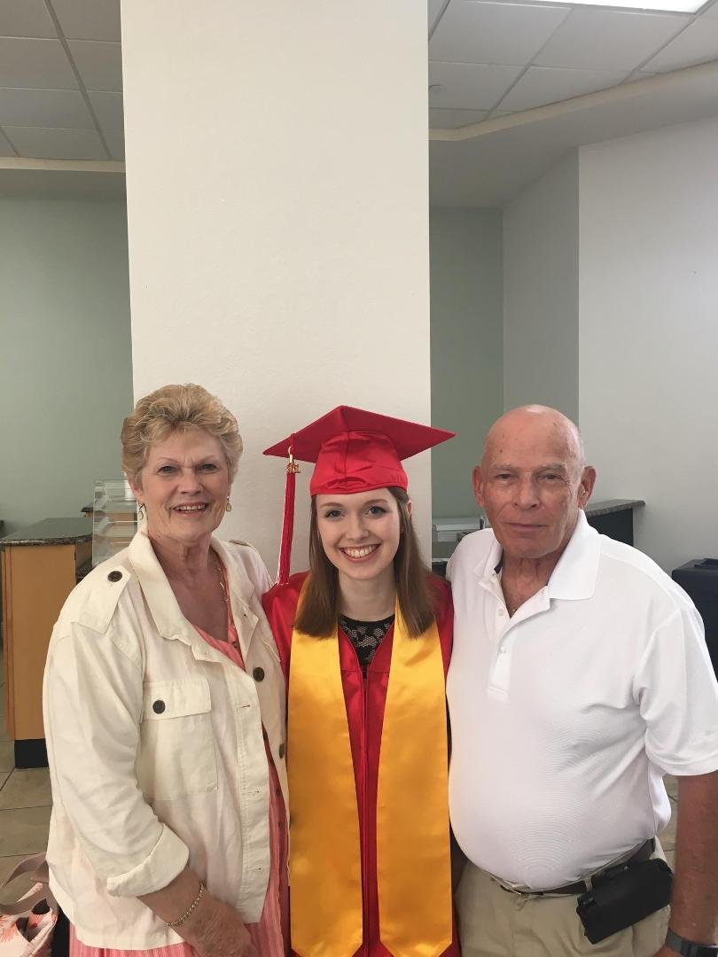 Our beautiful grand daughter, Elizabeth Fleetham is now a high school grad.