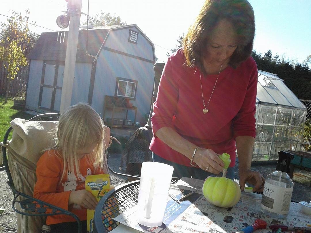 Annual pumpkin carving/painting