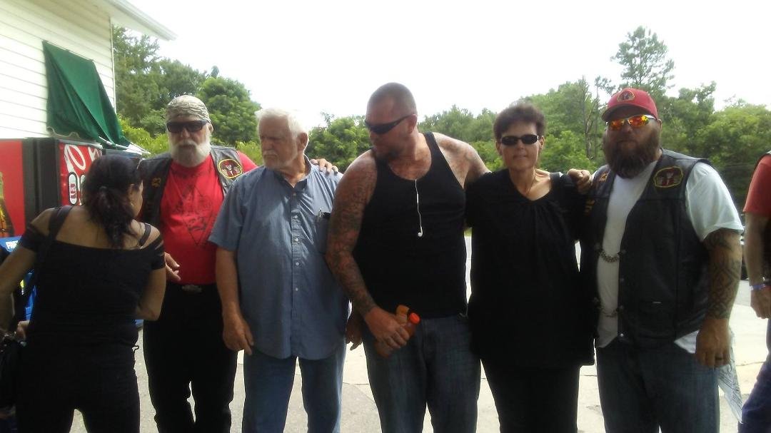 Kenny, Dave, Wayne, Sherry, and Gary. Thank you for doing the fund raiser for Sherry.