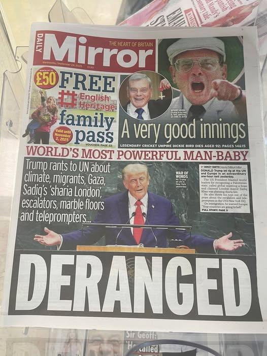 This is how Europe sees Trump. This isn't fake news or AI.