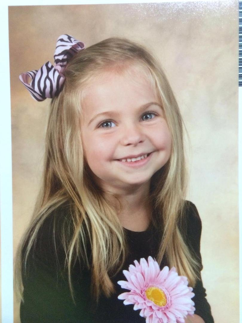 Jaicee 2014 school picture.