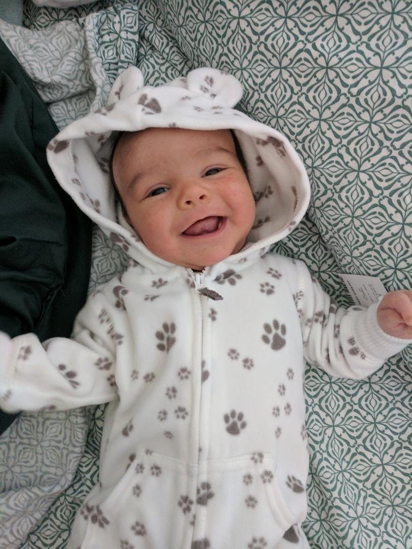My Teddy is so cute and Happy