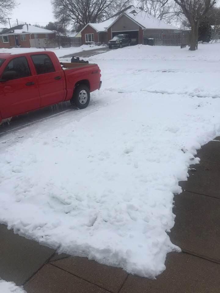 My front yard in Nebraska today. Happy Thanksgiving everyone.