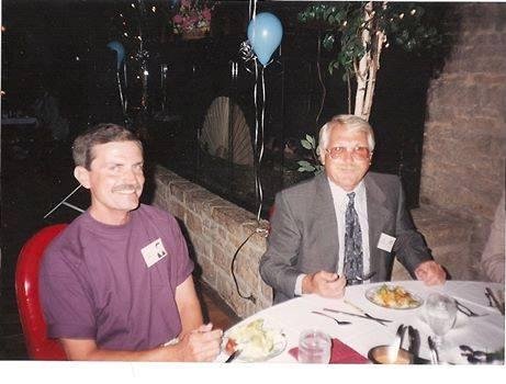 The Odd Couple, sitting at another class reunion with Rich Ravens in 93.