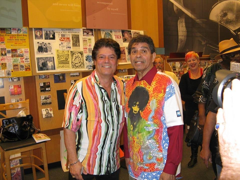 Gregory Correa and Rick Stevens From Tower of Power at book signing Barnes and Noble