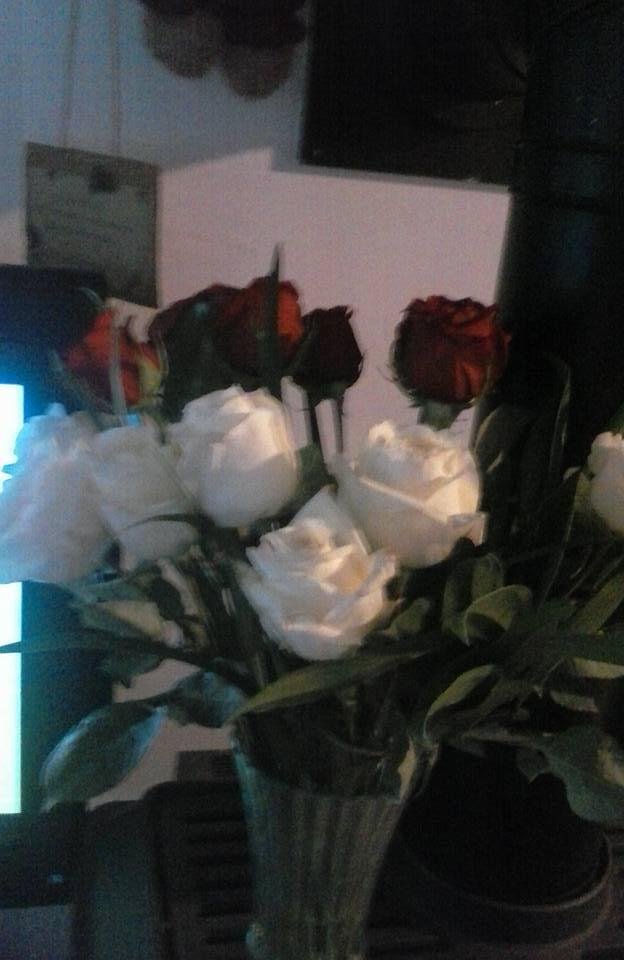 These roses here are from my husband Billie