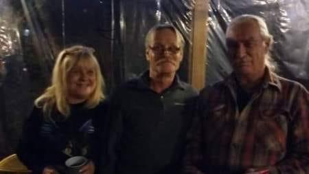 June Retherford, David Rosenthal , Jeff Rosenthal at Randy's birthday party approx 2019??