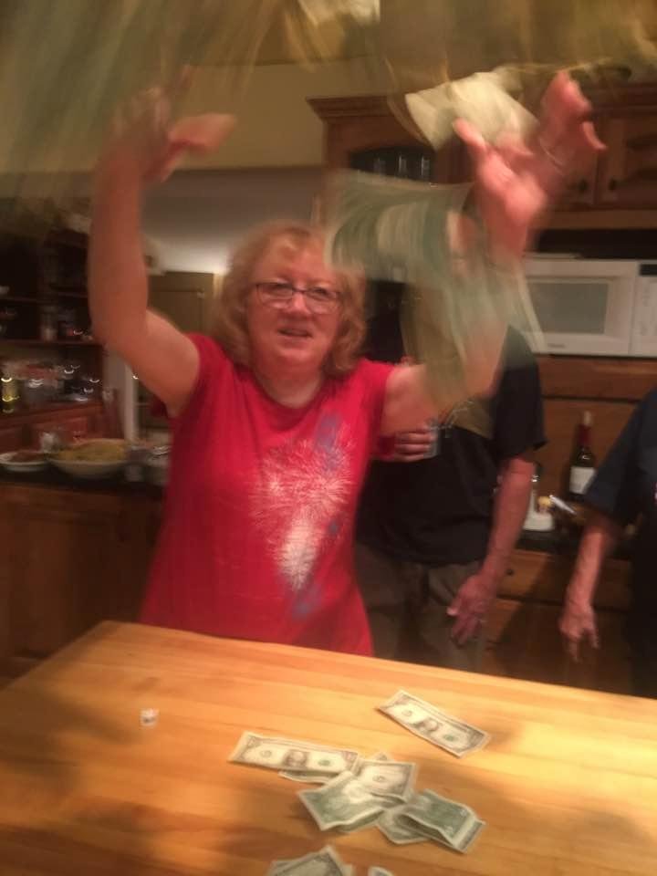 Big winner at fun party game on the 4th.