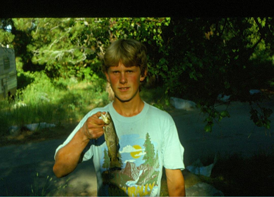 When I was young I used to prize a wild trout. Now I prize my wife!