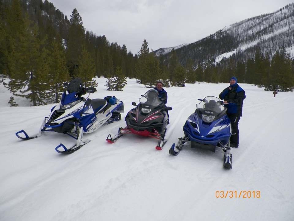 riding at baker creek.  North of Ketchum