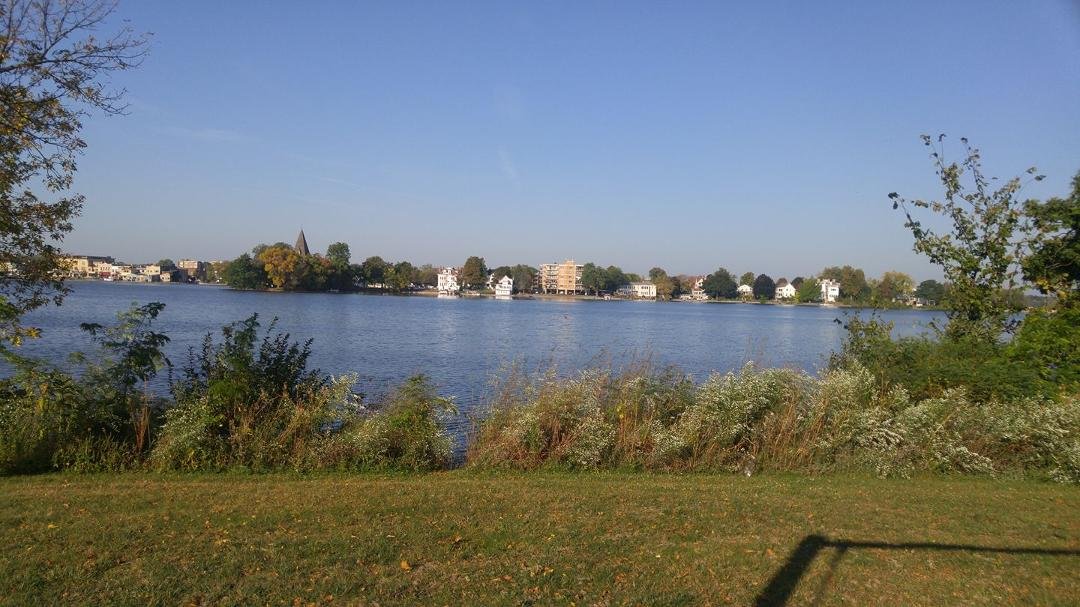 Sitting on a swing at Fowler Lake