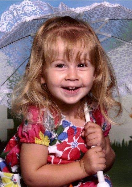 Maddie - - -my one grandbaby  about 2 1/2 yrs. in this pic.