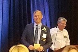 Congratulations Pat Grattan--honored by the Sonoma County Bar Association! Well deserved and a fun evening...and some folks I hadn't talked to for...(2017 - 1971, hmm) over 40 years! Sorry for the lack of photo clarity, but