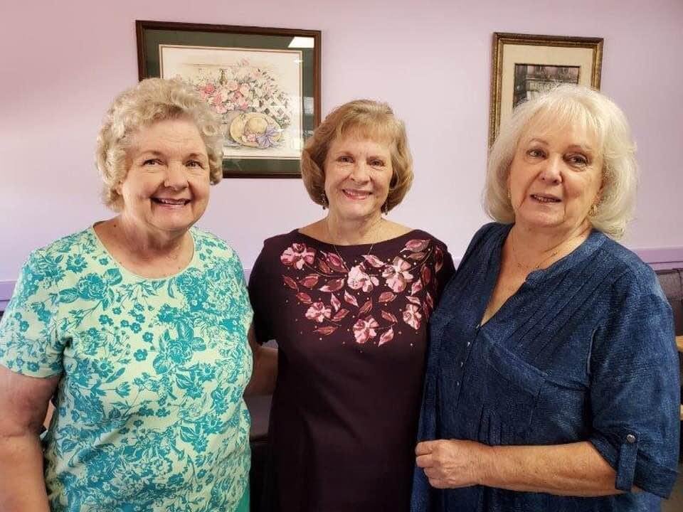 After two years of separation because of COVID rules, we are getting together again! We were best friends at Moreland Avenue Baptist Church when we were teenagers.