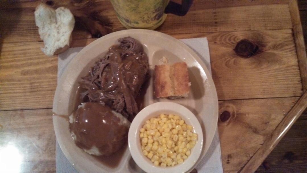 Stuffed ourselves at Lambert's on Friday.