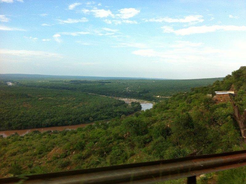 Vaal River near where Rudi lives.