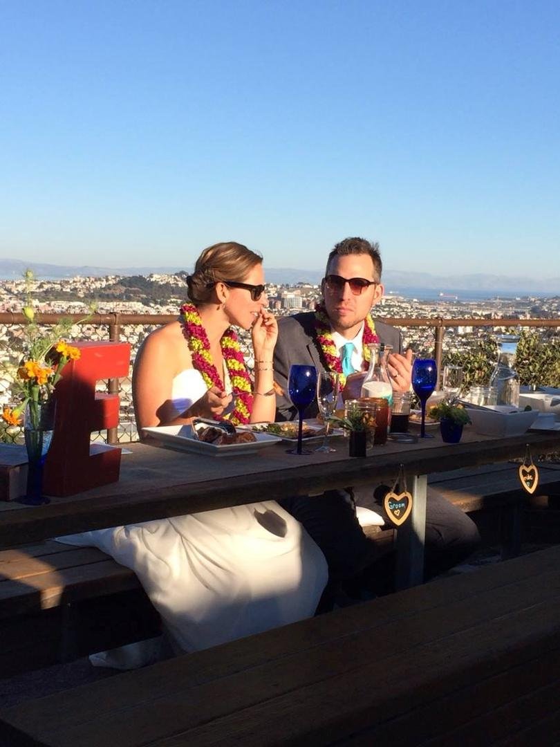 At the top of the W❤️rld with Eric Goldstone and Rhyannon Spangler 💋