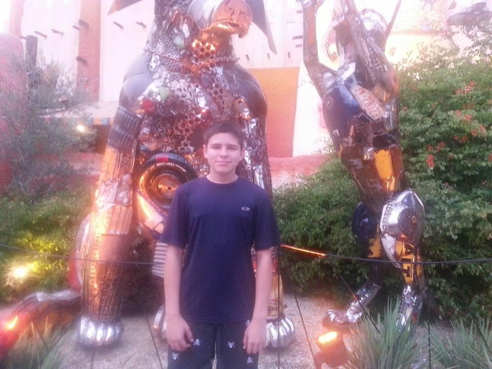 Brenden and Nana at Busch Gardens last night. Ate dinner, he rode some rides, watched fireworks and had a special desert afterwards.Lots of fun, just getting to spend some time with just him.