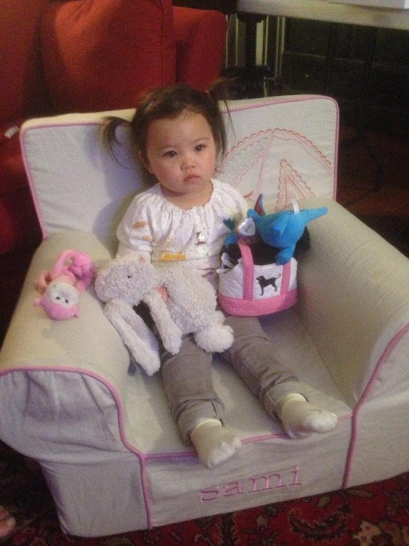 Watching Doc McStuffins on TV before bed