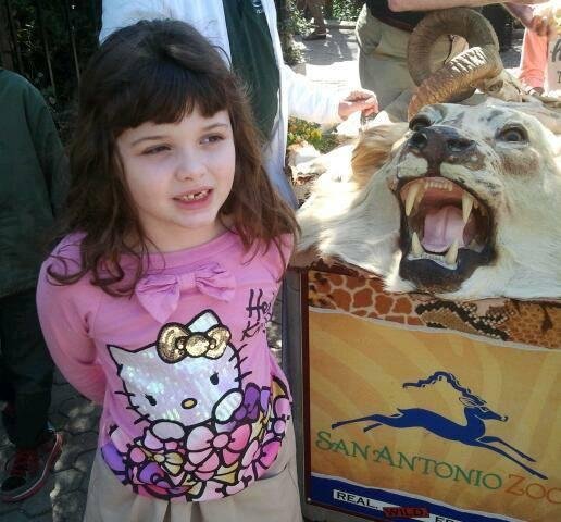 She enjoyed the Zoo with Grandma.