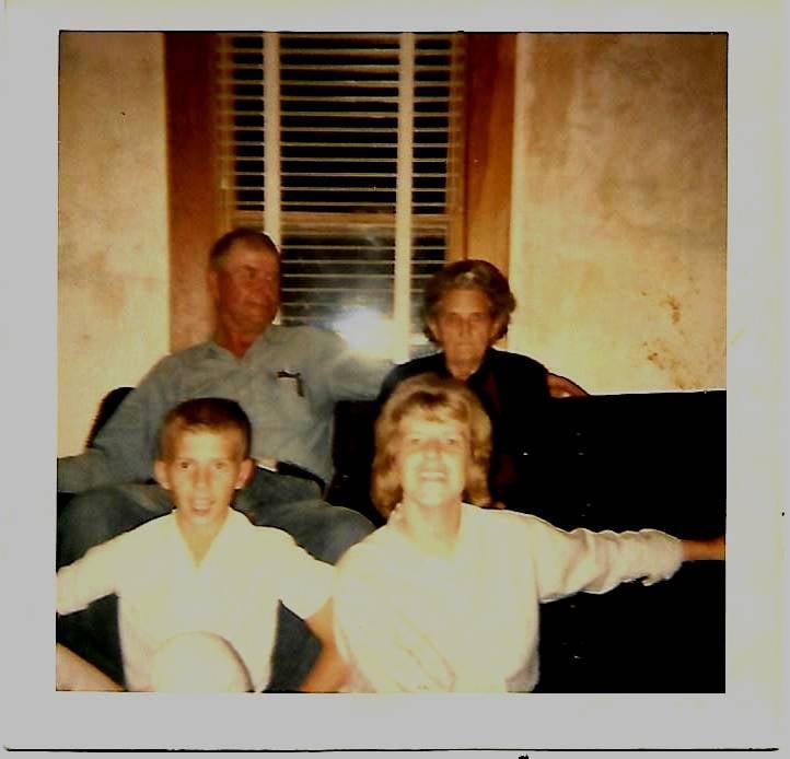 TBT With my mother, grandfather, and great-grandmother. Thanks Phyllis Osborn Evans.