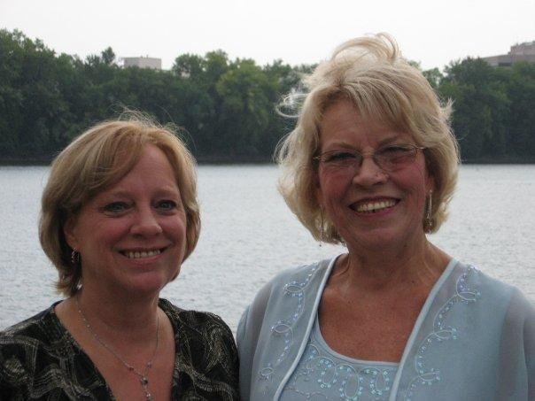 my sister, Joyce, and me