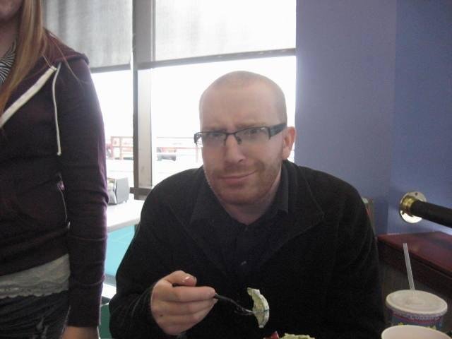 Andrew is always Eating.lol