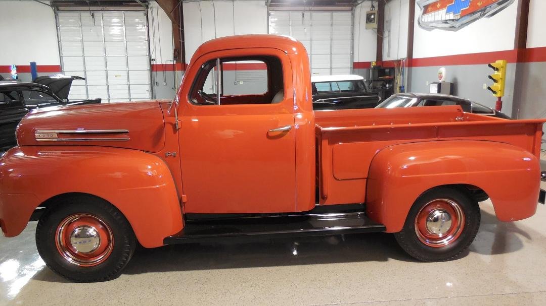 For sale...a fully restored one family owner, full body off 1948 F100 pickup. This truck is fantastic!
